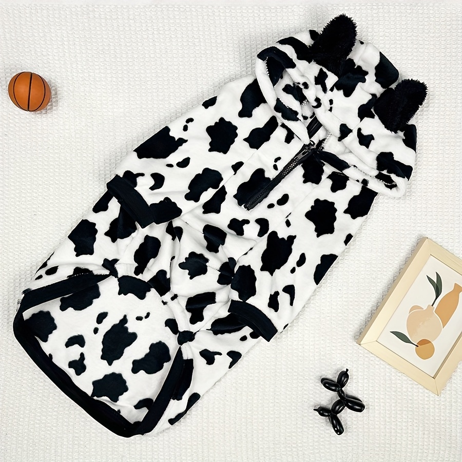 Mia-Cozy Flannel Dog Hoodie - Image 5