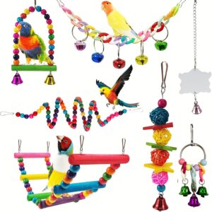 Mia-7pcs of Bird Toys
