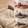 Mia – All-Season Oxford Pet Bed for Cats & Dogs