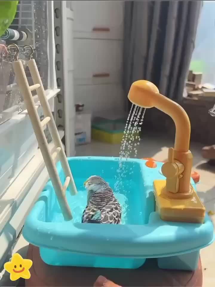 Mia-1 Easy-Clean Parrot Bath Tub - Image 10