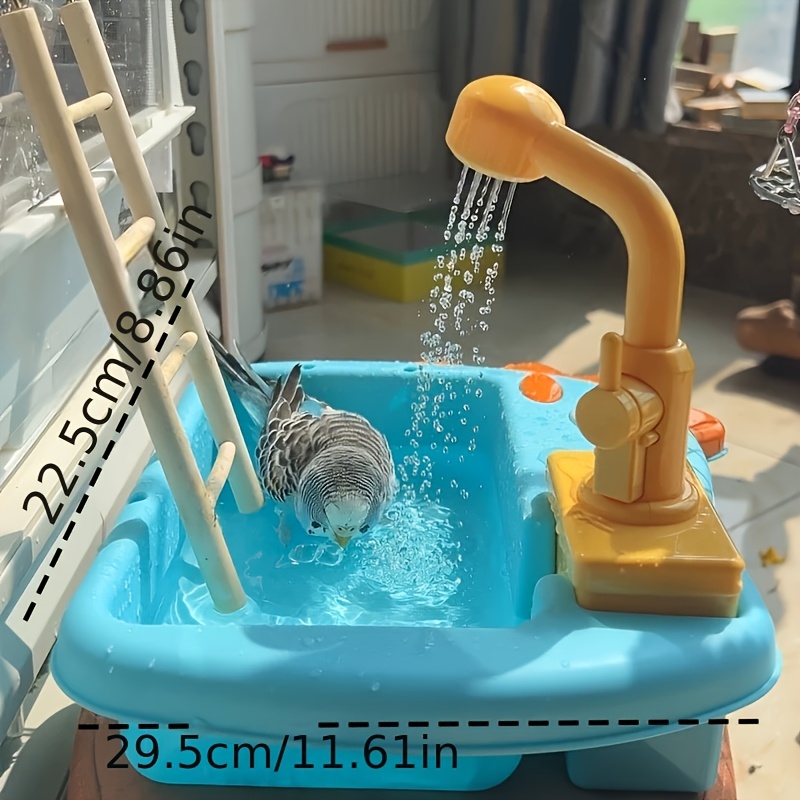 Mia-1 Easy-Clean Parrot Bath Tub - Image 4